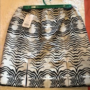 New with tags etcetera zebra skirt size 10